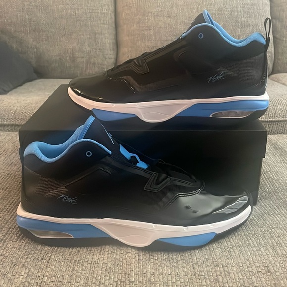 Nike Other - Jordan Stay Loyal 3 Size 12 Black/University Blue-UNC Tar Heel Blue